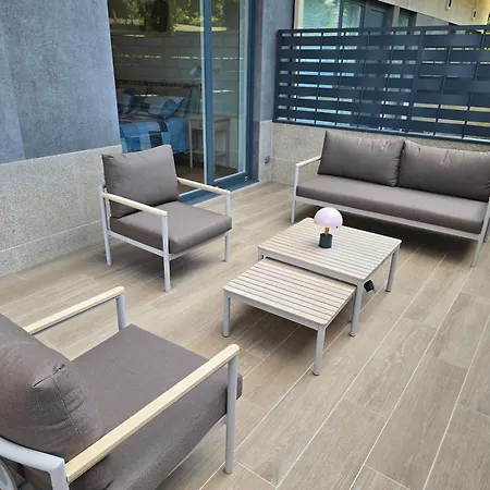 アパート Piso De Lujo Con Gran Terraza サンシェンショ